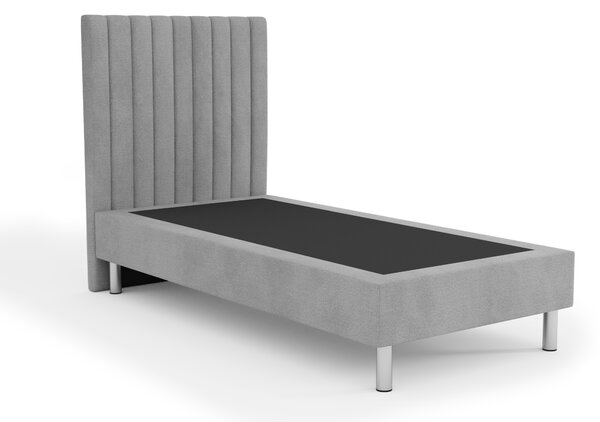 Čalouněná postel 90x200 cm Amby (šedá). 1036161