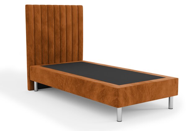 Čalouněná postel 90x200 cm Amby (oranžová). 1036160