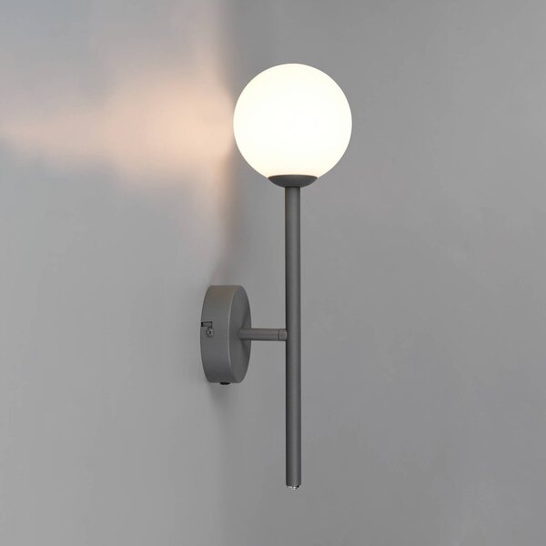 Trio Lighting Nástěnné světlo Firano, antracitová, výška 42 cm, kov, Černá, Obývací pokoj / jídelna, kov, Moderní