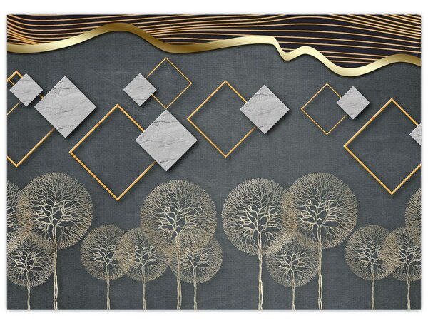 Obraz abstrakce (70x50 cm)