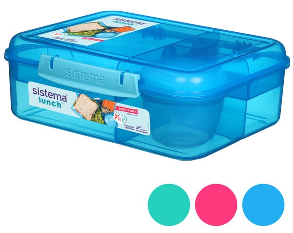 Sistema Krabička na obědy Bento Lunch 1,65l Barva: růžová