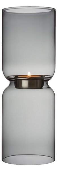 Iittala Svícen Lantern, 25cm, tmavě šedý