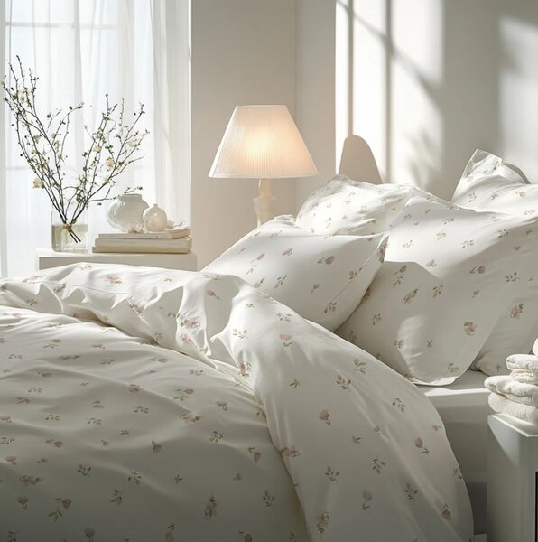 Florella Saténové povlečení Edel Satin Bea Rose Rozměr: 70x90 + 140x200 cm