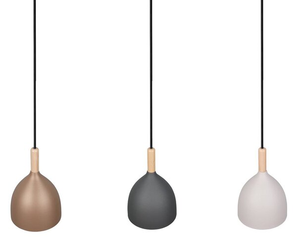 Trio Lighting Závěsné světlo Jerano, délka 90 cm, barevné, kovové, 3ramenné, stmívatelný, Vícebarevná, Obývací pokoj / jídelna, kov, Moderní