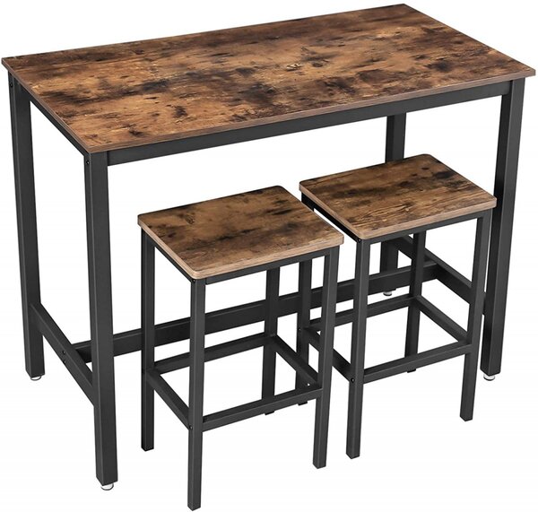 FISTAR Barový stůl se stoličkami v moderním stylu