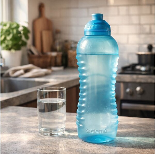 Sistema Láhev Hydrate Squeeze Twist n Sip 460 ml, modrá