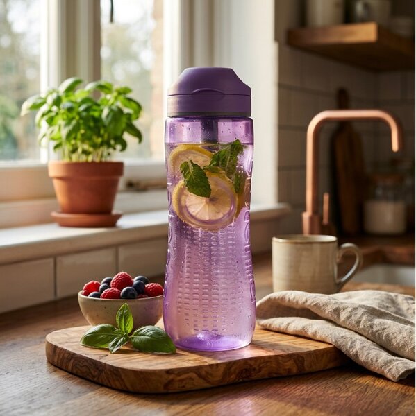 Sistema Láhev s poutkem Hydrate Active Flip Top 800 ml, fialová