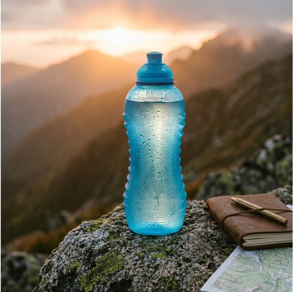 Sistema Láhev Hydrate Squeeze Twist n Sip 460 ml, modrá