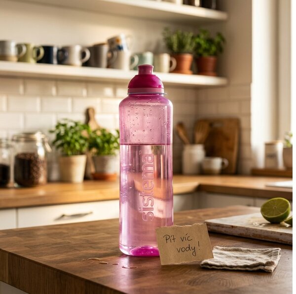 Sistema Láhev Hydrate Swift Twist n Sip 480 ml, růžová
