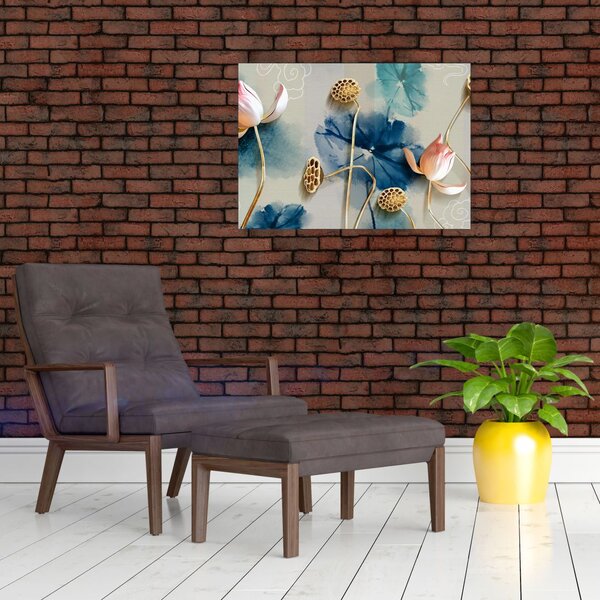 Obraz s květy (70x50 cm)