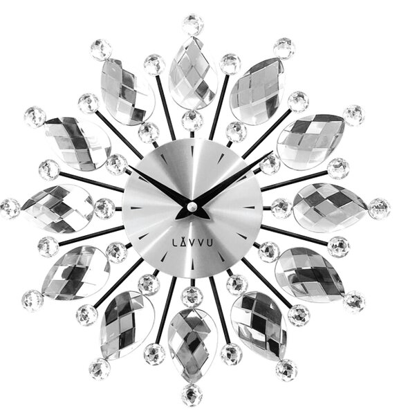 Stříbrné hodiny LAVVU CRYSTAL Flower LCT1120 (POŠTOVNÉ ZDARMA!!)