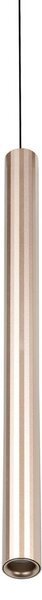 Trio Lighting LED závěsné světlo Arimato, Ø 4 cm, krémová, kov,, Krémová / jantar, Obývací pokoj / jídelna, kov, Moderní
