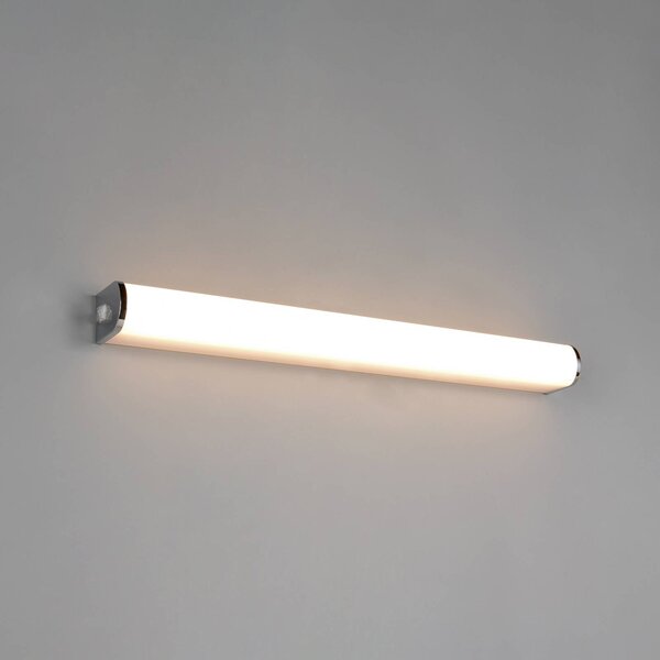 Trio Lighting LED nástěnné světlo Giacomo, šířka 60 cm, chrom, kov, IP44, Chrom / stříbro, Koupelna, kov, Moderní