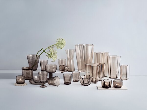 Iittala Váza Kastehelmi 154mm, lněná