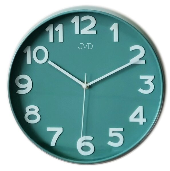 Plastové pastelové nástěnné tiché netikající dětské hodiny JVD HX9229.1 (Plastové pastelové nástěnné tiché netikající dětské hodiny JVD HX9229.1)