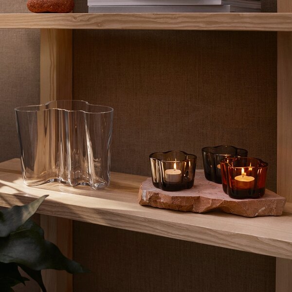 Iittala Svícen Alvar Aalto, šedý