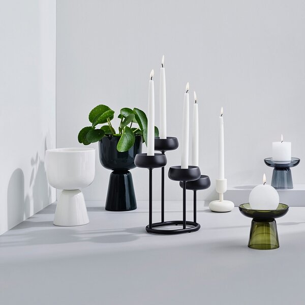 Iittala Květináč Nappula S, vysoký / zelený