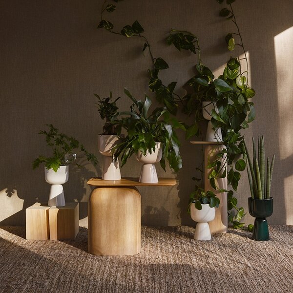 Iittala Květináč Nappula S, vysoký / zelený