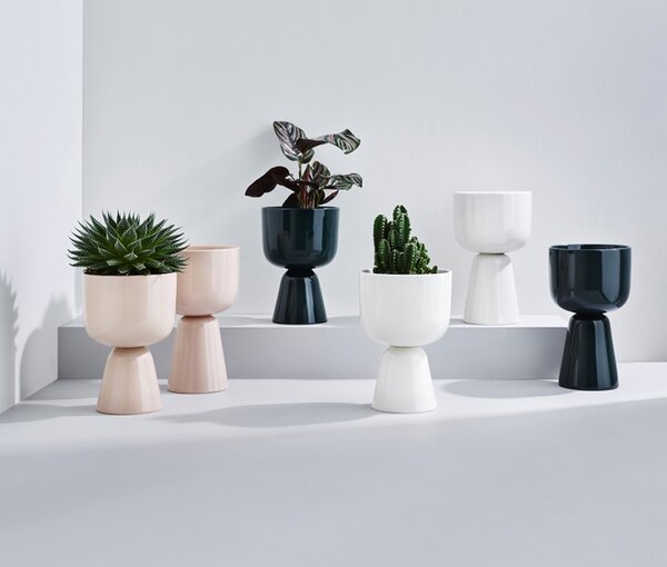 Iittala Květináč Nappula S, vysoký / zelený