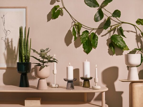 Iittala Květináč Nappula S, vysoký / zelený