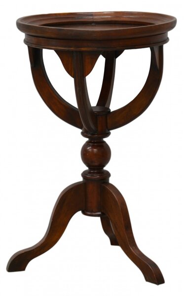 Bramble Furniture Kulatý stolek, mahagonový odstín