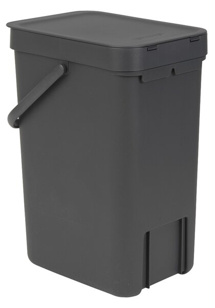 Brabantia odpadkový koš Sort & Go - 12 L, šedá