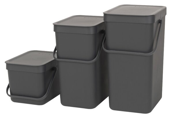 Brabantia odpadkový koš Sort & Go - 16 L, šedá