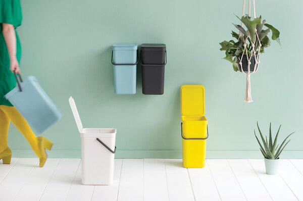 Brabantia odpadkový koš Sort & Go - 16 L, šedá