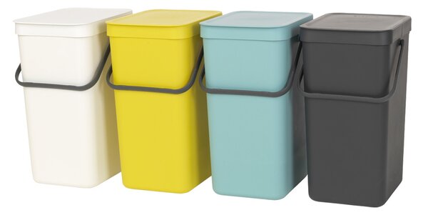 Brabantia odpadkový koš Sort & Go - 16 L, šedá