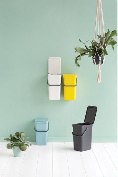 Brabantia odpadkový koš Sort & Go - 12 L, šedá