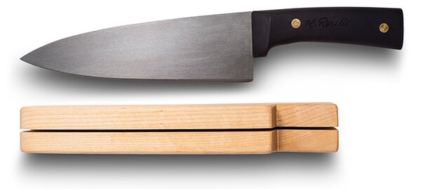 Roselli Kuchařský nůž Roselli Wootz 33cm / silikon