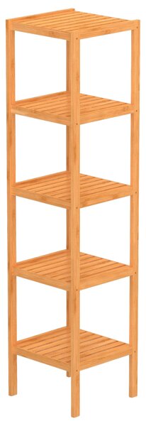 REGÁL DO KOUPELNY, bambus, hnědá Carryhome - Koupelnové regály