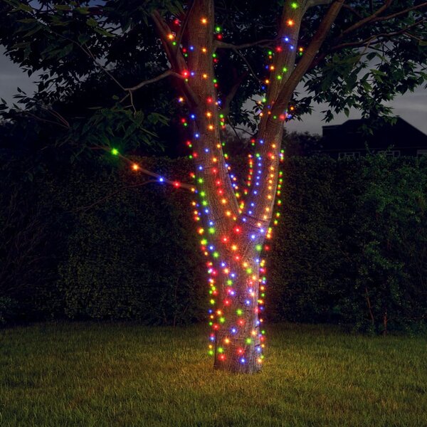 Solární světelné řetězy 5ks 5x200 LED pestrobarevné dovnitř/ven