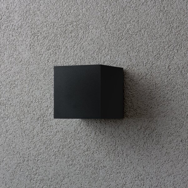 Brilagi - LED Venkovní nástěnné svítidlo CUBE LED/6W/230V černá IP54