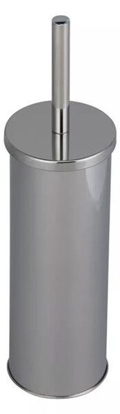 WC štětka s krytým stojanem, matný nerez