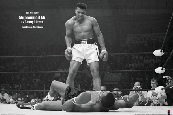Plakát, Obraz - Muhammad Ali vs. Sonny Liston, (91.5 x 61 cm)
