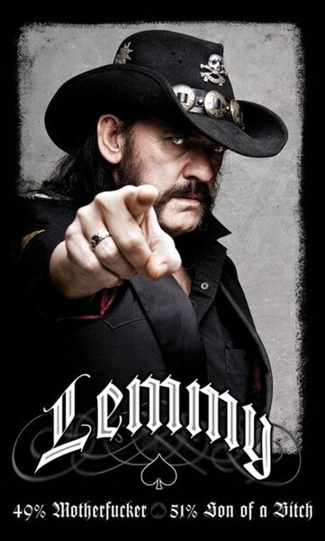Plakát, Obraz - Lemmy - 49% mofo