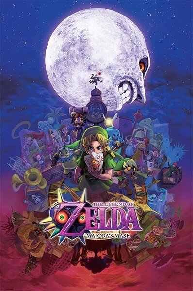 Plakát, Obraz - The Legend Of Zelda - Majora's Mask