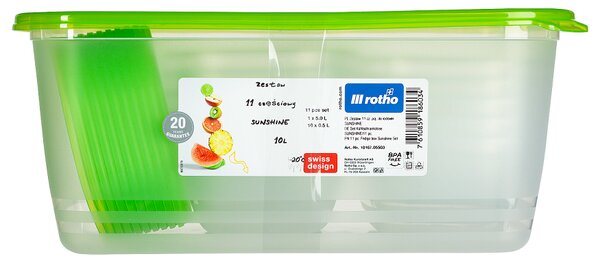 ROTHO set dóz na potraviny SUNSHINE 11ks