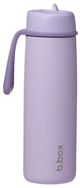 B.Box Nerezová termolahev s brčkem 690 ml lilac love