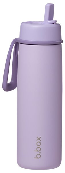 B.Box Nerezová termolahev s brčkem 690 ml lilac love