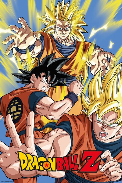 Plakát, Obraz - Dragon Ball Z - Goku, (61 x 91.5 cm)