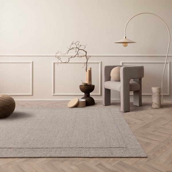 Béžový ručně tkaný vlněný koberec 120x170 cm Larson – Asiatic Carpets