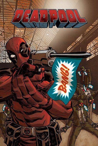 Plakát, Obraz - Deadpool - Bang
