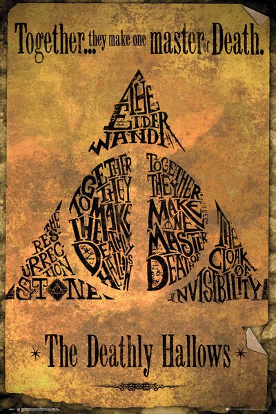 Plakát, Obraz - Harry Potter - Deathly Hallows, (61 x 91.5 cm)