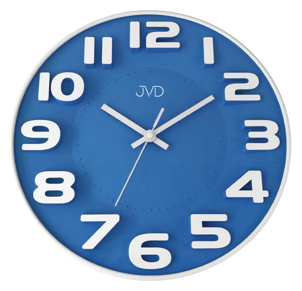 JVD Dětské modré čitelné nástěnné hodiny JVD HA5848.2 ( )
