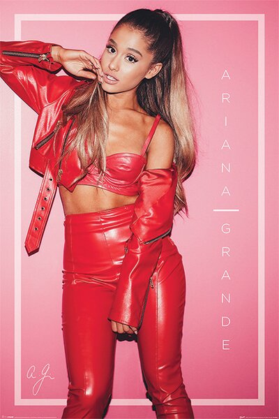 Plakát, Obraz - Ariana Grande - Red, (61 x 91.5 cm)