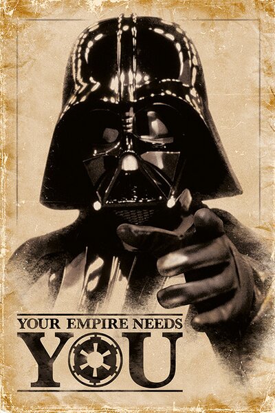 Plakát, Obraz - Star Wars - Your Empire Needs You, (61 x 91.5 cm)
