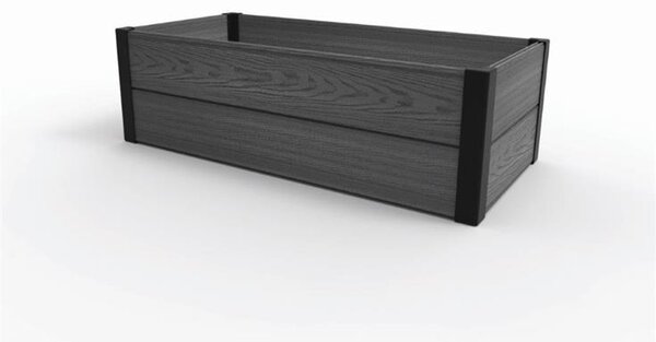 Květináč Keter plast šedý 106 cm x 50 cm x 32 cm