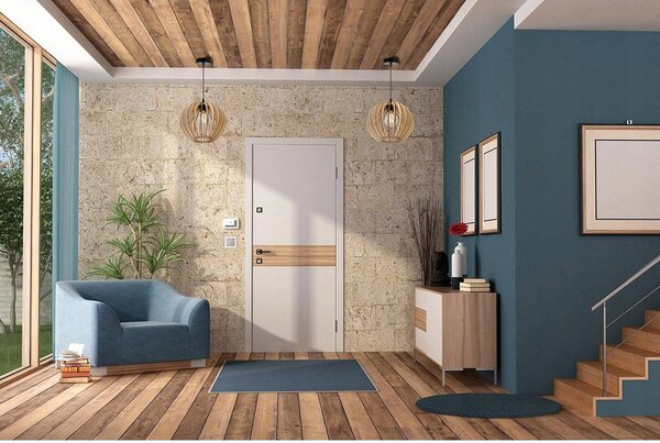 Závěsné svítidlo Timber 2, 1x dřevěné stínítko
